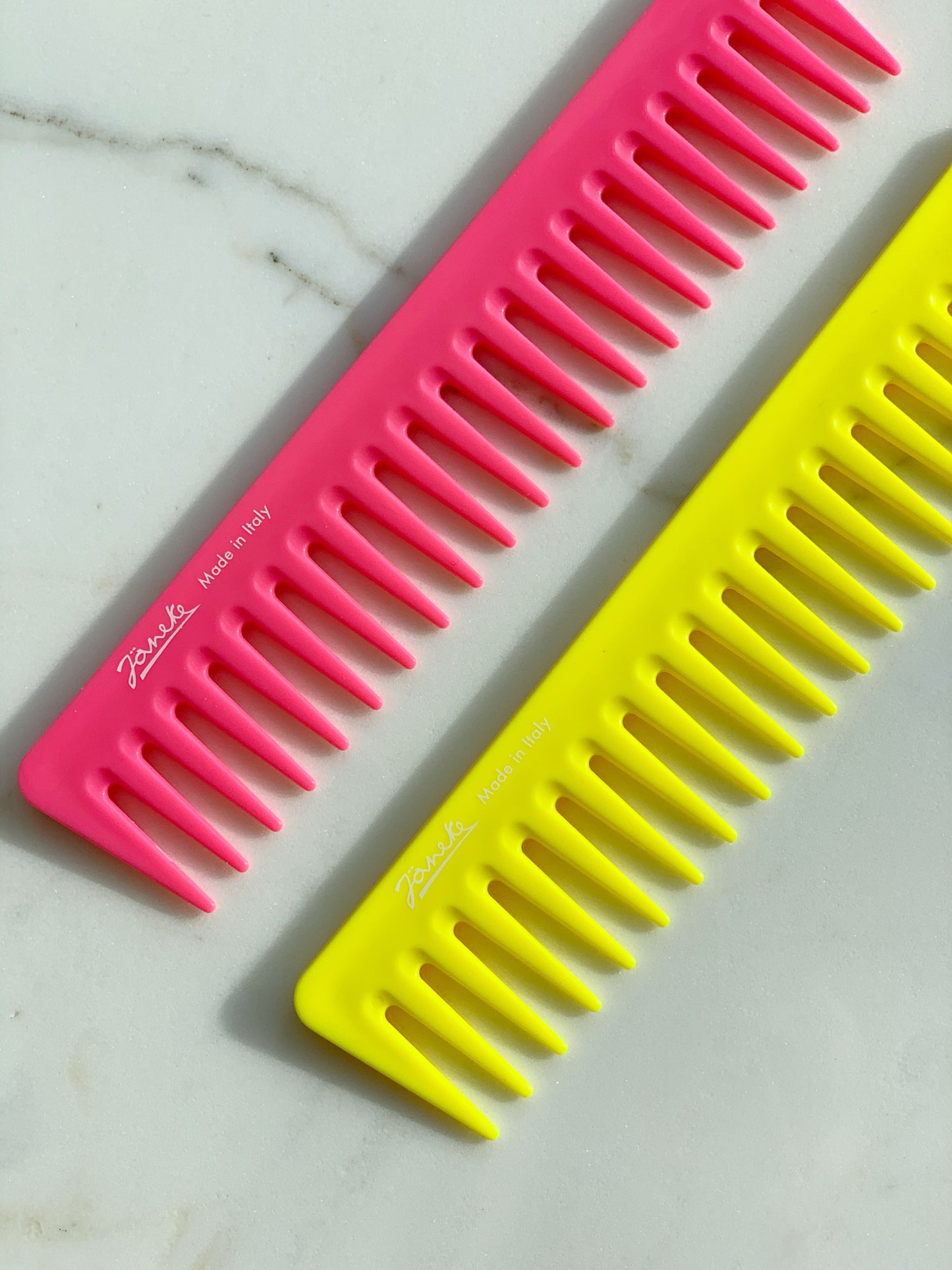 Detangling Wide-Tooth Comb Fluo Yellow