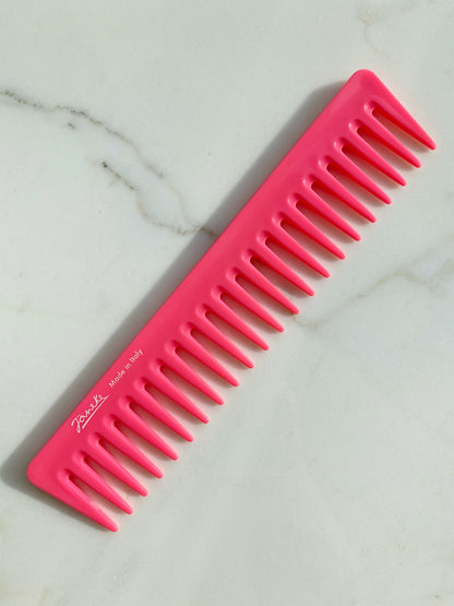 Detangling Wide-Tooth Comb Fluo Pink